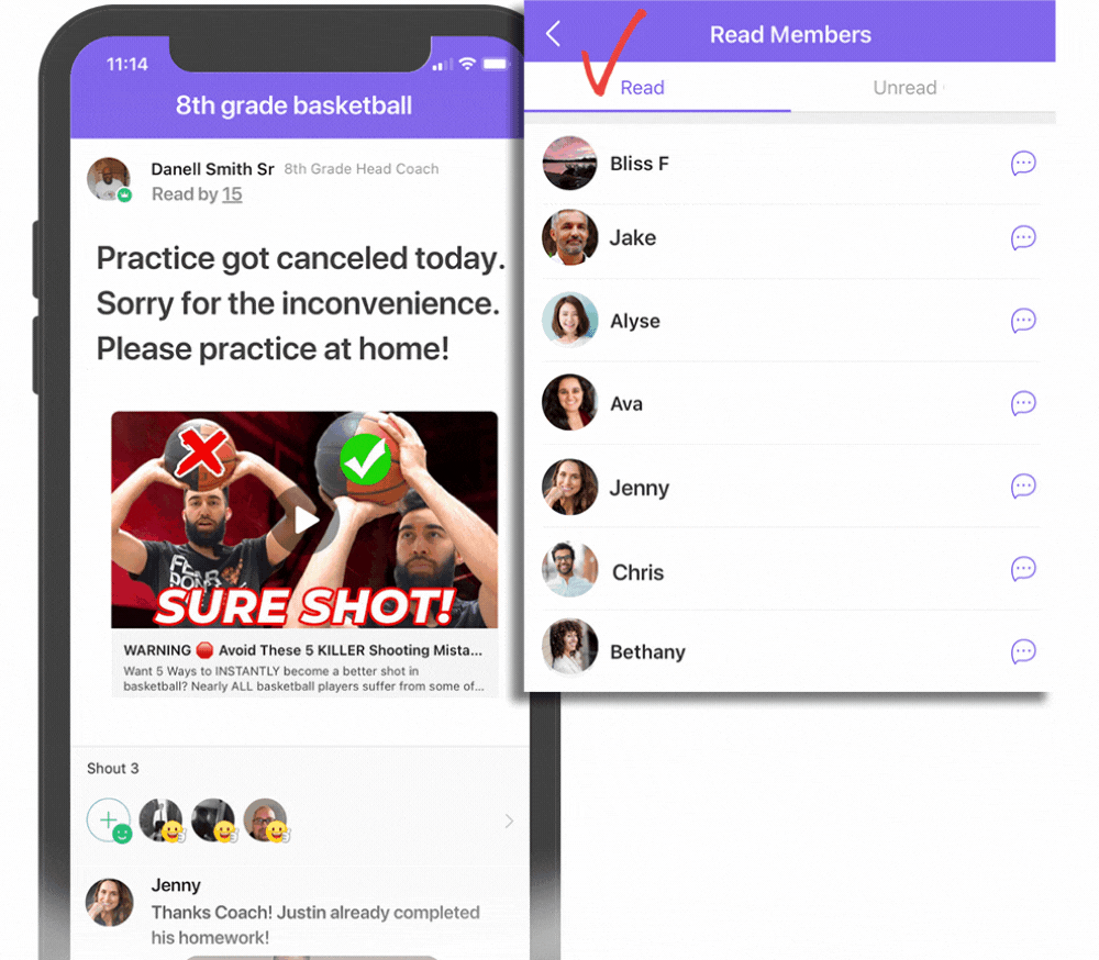 BAND Best Sports Team Communication App
